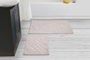 Mijölnir Juego de alfombrillas de baño de algodón, 2 piezas, Visón